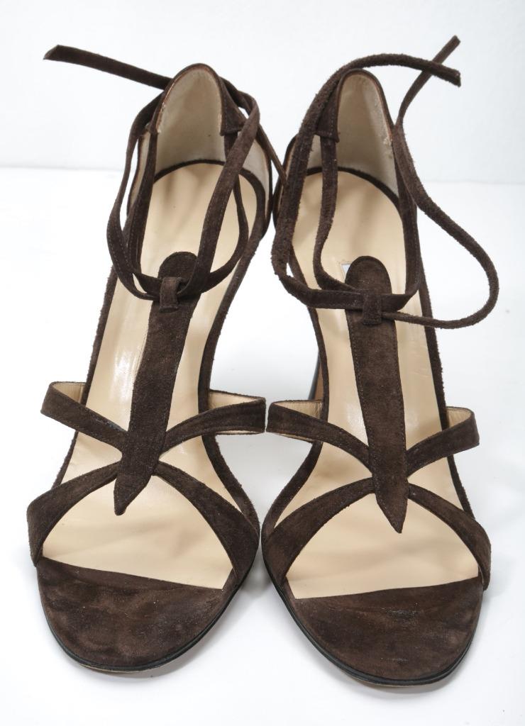 manolo blahnik brown heels