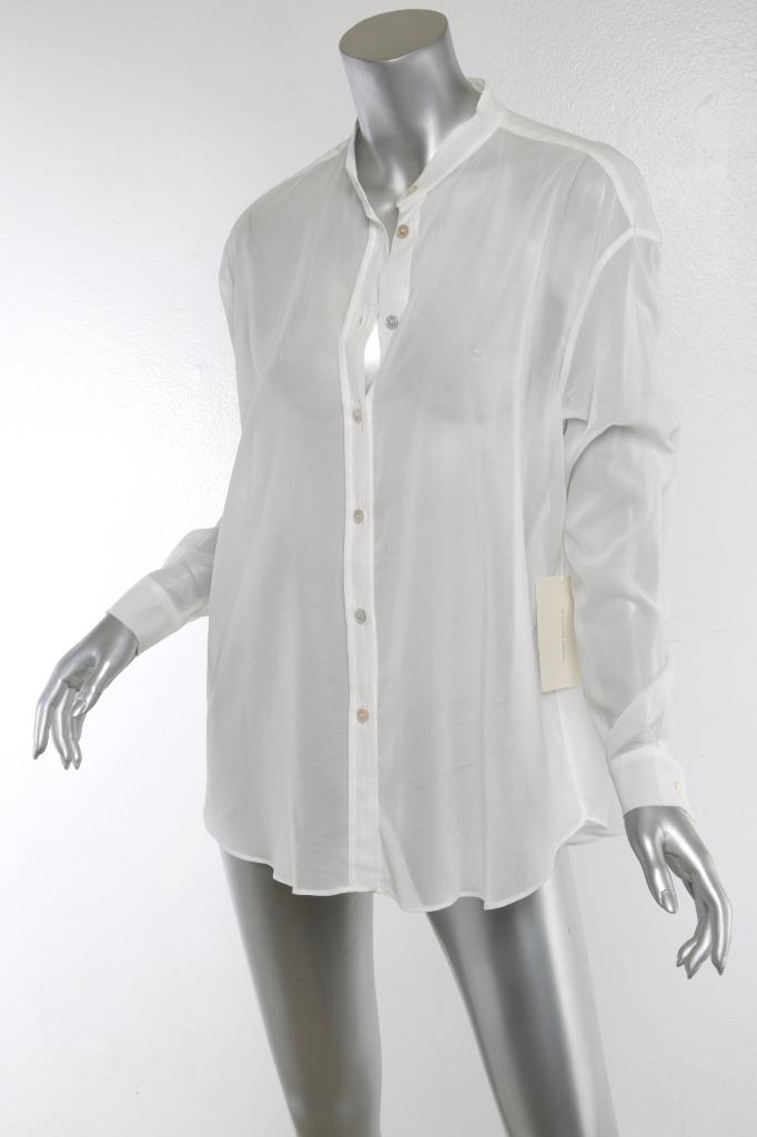 Tシャツ・カットソー SEMICOUTURE Grazia cotton top with lace insert 992292549_o.jpg