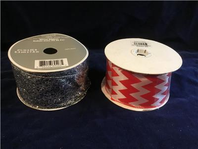 New Wired Edge Ribbon Halloween 2 5 Black Silver Web Red White Chevron Lot Of 2 Ebay 1,633 chevron wired ribbon products are offered for sale by suppliers on alibaba.com, of which gift ribbon. ebay