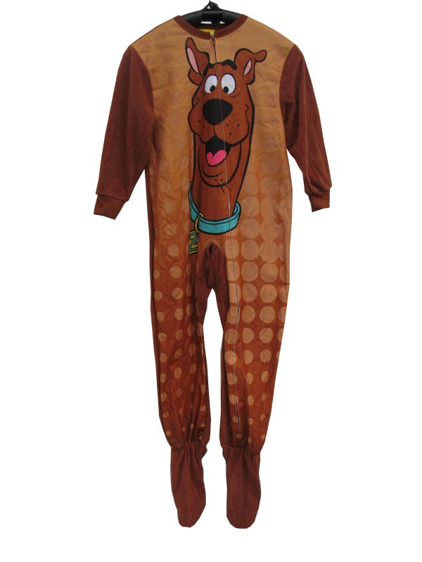 J47 Scooby Doo Kids Boys Onesies Footed Pyjamas Jumpsuit Size 4 6 8 | eBay