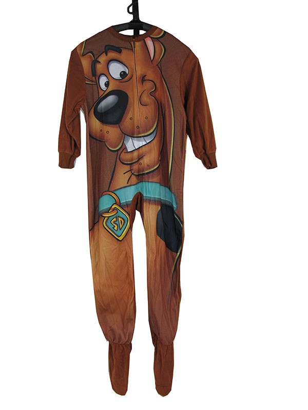 J47a Size 4 5 6 7 8 Scooby Doo Kids Boys Onesie Footed Pyjamas Pajamas ...