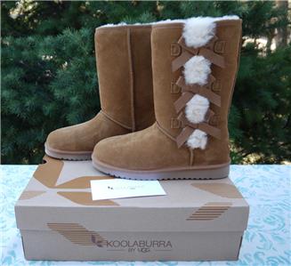 Koolaburra By Ugg Women S Victoria Tall Boots Bows 1015875 Suede