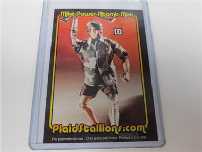 Mike Power Atomic Man Super Joe Vs Terron Figure Promo Error