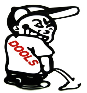 bad boy calvin pissing vinyl car decal wall stickers