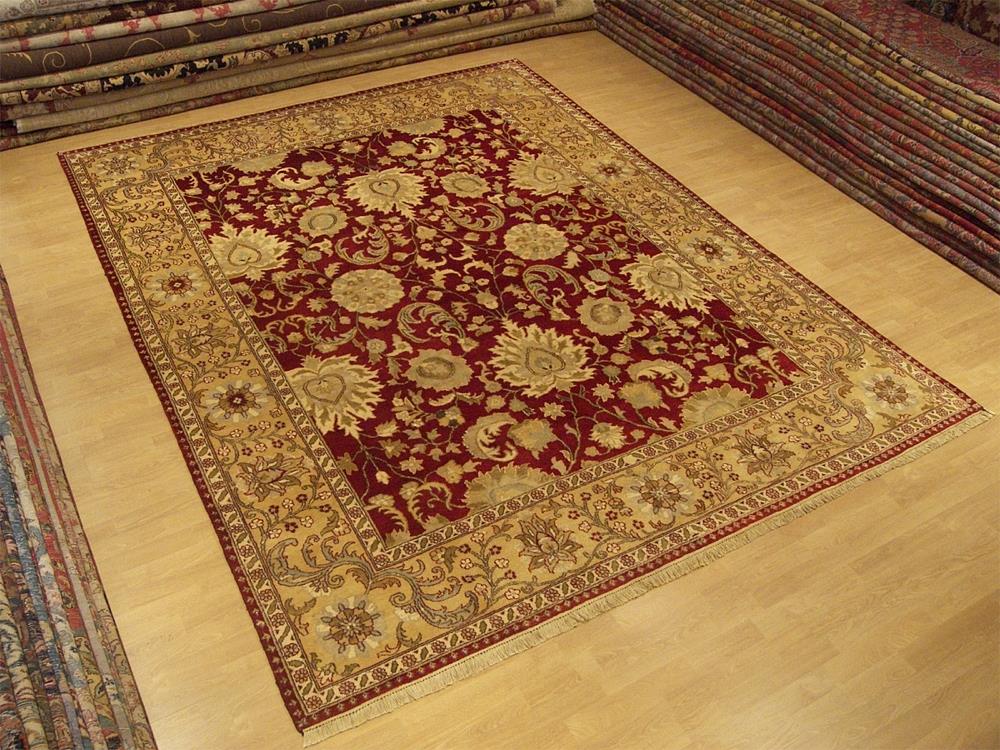 8 x 10 Handmade Fine Quality Afghan Ziegler Rug Veggie Dyes Hand 