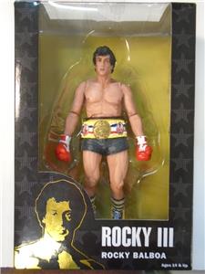 NECA Rocky Balboa and Clubber Lang 2 figure LOT ROCKY III 40th