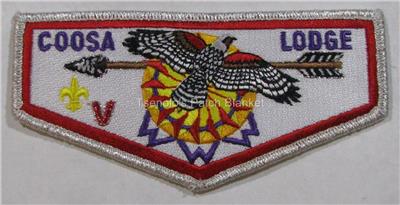 OA Lodge 70 Tsoiotsi Tsogalii S6 Flap 5th Anniversary Issued 2000 W10031