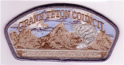 grand teton council sa-100 2004 gray border silver beaver csp