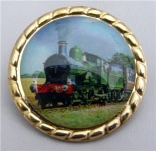 STEAM TRAIN PIN BADGE Transport Railway Gift NEW | eBay