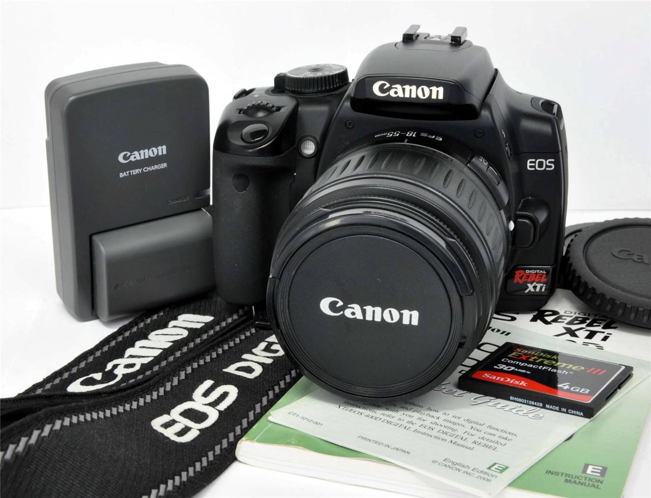 CANON 1236B001 - EOS DIGITAL REBEL XTI CAMERA SLR SOFTWARE ...
