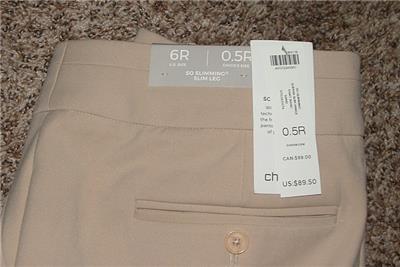 CHICOS Sz 0.5 or Small / 6 Stretchy Slimming Sophia Style Ankle Pants NEW  NWT on eBid Canada