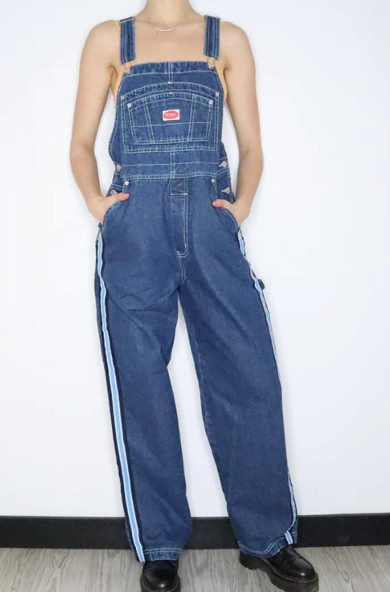 NEU Neu mit Etikett Größe 16 18 oder 20 Vintage blau Denim Zimmermann Latzhose REVOLT wählbar - Bild 13 von 14