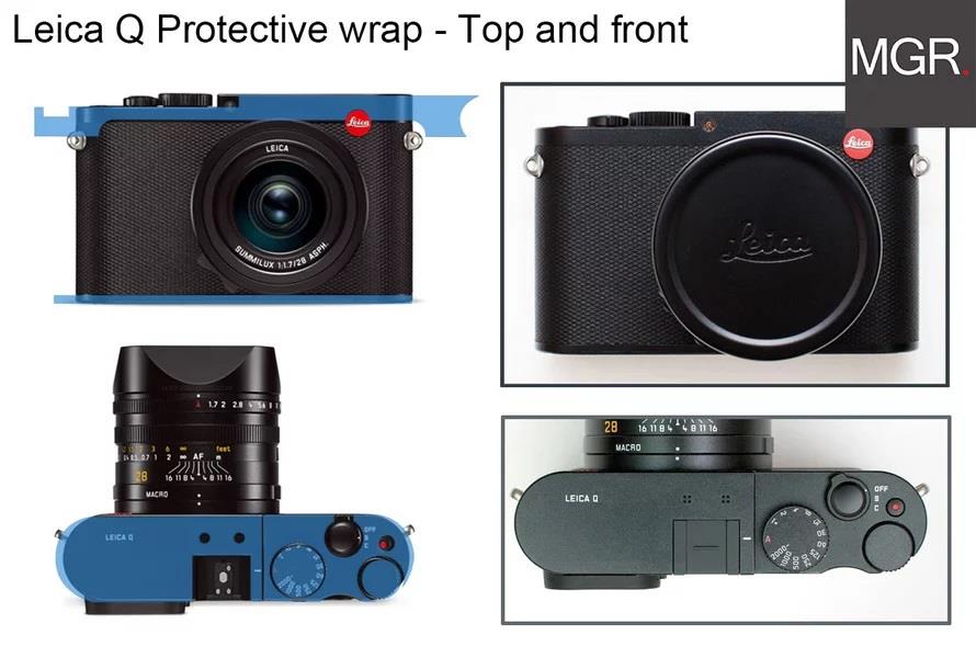 Front Back Wrap Film Screen Protector Glass Sticker 2x Leica M10 Top base