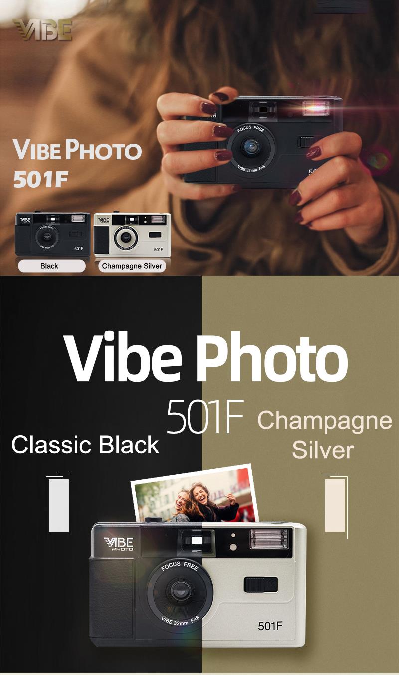 VIBE Photo Camera 501F フィルムカメラ 楽天市場】【新品】 VIBE PHOTO 501F 35mm フィルムカメラ
