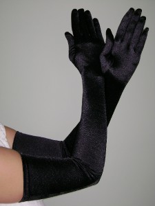 SPANDEX OPERA LONG Length Stretch SATIN Gloves LIGHT BLUE | eBay