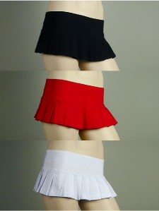 pleated rise micro skirt low mini medium
