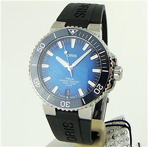 New 2025 Oris Aquis Date Rubber Blue Dial 43mm 01 400 7763 4135-07