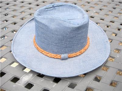 Resistol Stagecoach Ranchman Hat Western Denim Braided  display picture 3