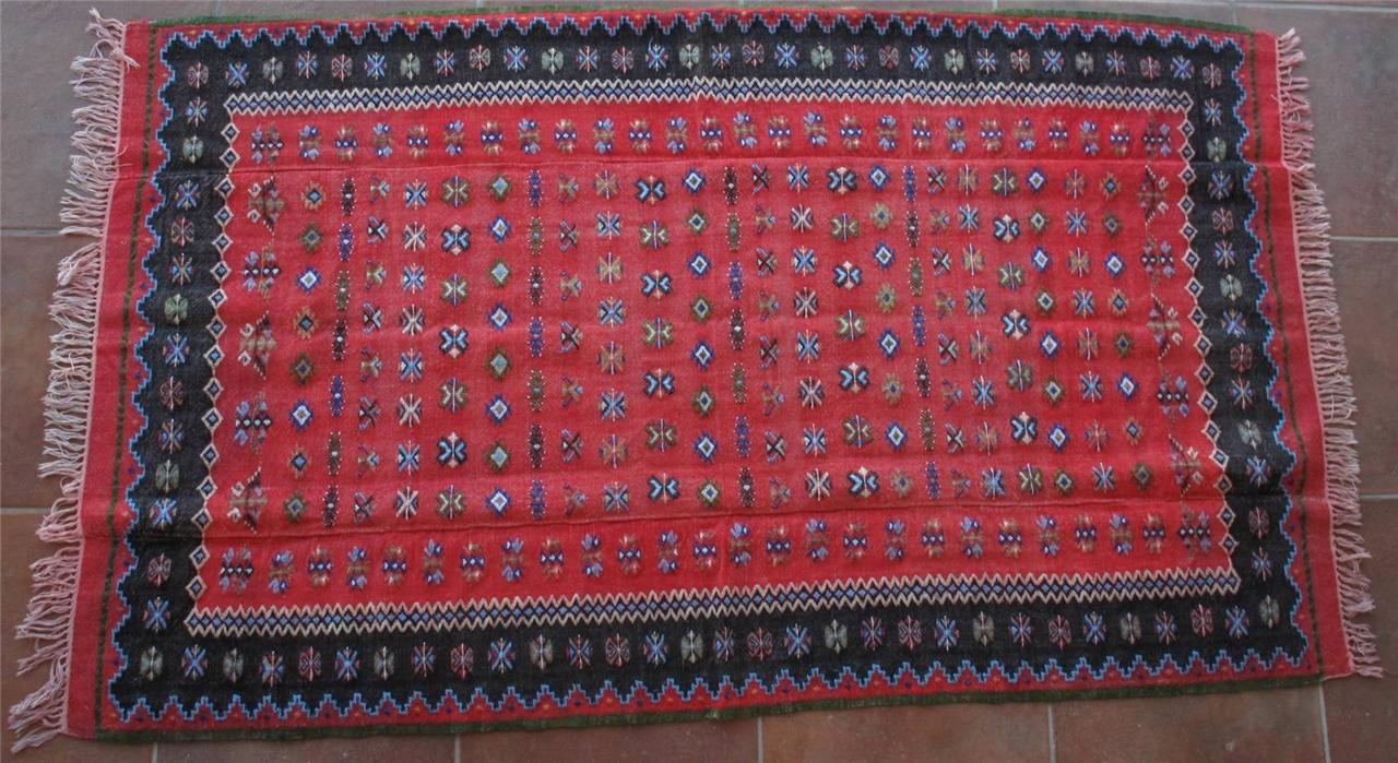 Greece Greek Metsovo Epirus Old Handwoven Wool Kilim Rug 110x210cm | eBay