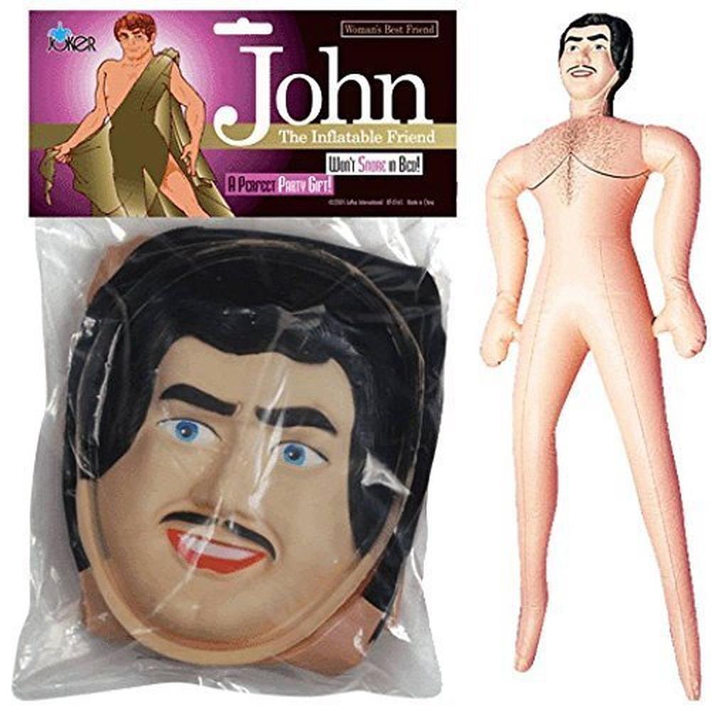 You get this tall 5 foot inflatable male john mannequin doll display.