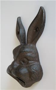 Cast Iron Wall Mounted Rabbit Bottle Opener by MGS
