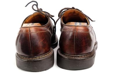 Dark Brown ALLEN EDMONDS Mapleton Oiled Leather Oxford Dress  display picture 1