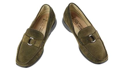 MEPHISTO Cool-Air Sz. 7.5 Loafers Comfort Shoes Olive Green  display picture 1