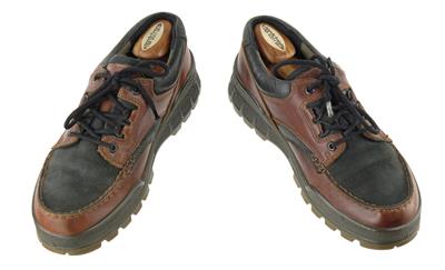 ECCO Gore-Tex Brown Nubuck & Oiled Leather Oxford Boat Shoes  display picture 3