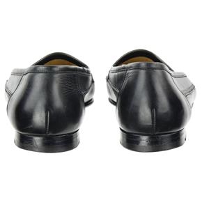 Santoni loafers black sz 10.5 Santoni Italy Soft Black Deerskin Mens size 10.5 Paine Strap  main image 2