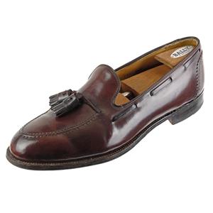 Alden for Brooks Brothers Mens 8 Tassel Moccasin Loafer Dark Brown Made USA 563 Tassel Moccasin Loafer in Color 8 Shell Cordovan  main image 4
