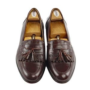Bally Mens Brown Leather Kiltie Tassel Loafers Made in Italy Size UK 8 US 9 Vintage Bally Men main image 3