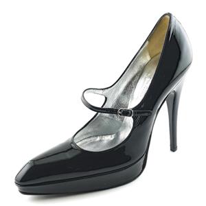 NIB DOLCE & GABBANA Patent Mary Jane Platform Heels Pump 39.5 EU