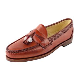 NEW Old Stock ALLEN EDMONDS Maxfield Tassel Loafers 9 D Chestnut