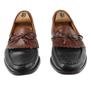 Faconnable Men’s Loafers Black Brown Kiltie Made in USA Size 10 EEE Rancourt Kiltie Loafer - Dark Brown - Leffot main image 4