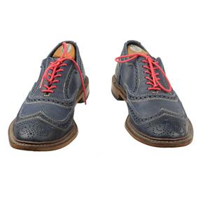 ALLEN EDMONDS NEUMOK Dress Shoes Sz. 9.5 D Navy Wingtip 
