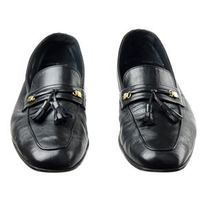 Bally of Switzerland~Black Leather Tassel Loafers~Vintage Luxury~7.5 Women’s 8.5 Vintage bally loafers - Gem main image 2