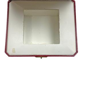 CARTIER Watch Box Case COWA 0043 w/ Booklet Red & Gold
