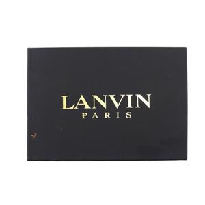 NEW Vintage LANVIN PARIS Leather Binder Keychain Adress Book Gift