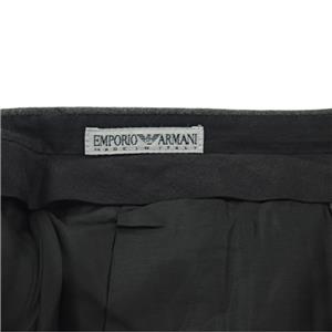 EMPORIO ARMANI Dress Pants Dark Gray Wool Warm 33 x 31 ITALY Mens