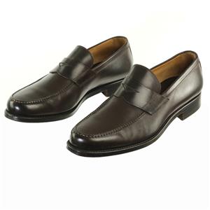 TO BOOT NEW YORK MENS DRESS SHOES SIZE 13 BURGUNDY BROWN PENNY LOAFERS ITALY To Boot New York Adam Derrick Size 10M Brown Penny Loafers  main image 4
