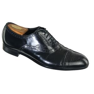 EMPORIO ARMANI Oxfords Dress Shoes Sz. 8.5 D ITALY Lacquer Leather