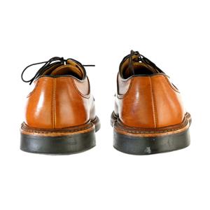 【革靴】1950s Allen Edmonds Norse ALLEN EDMONDS Norse Split Toe Oxfords Dress Shoes Sz. 10 D Tan USA