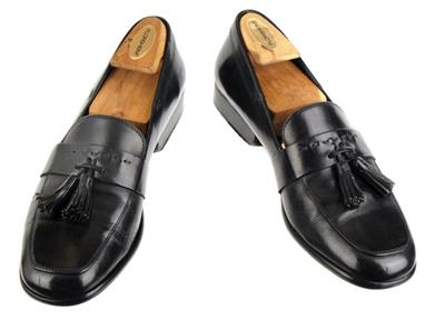 COLE HAAN City Tassel Loafers Dress Shoes Sz. 9 D Black  display picture 2