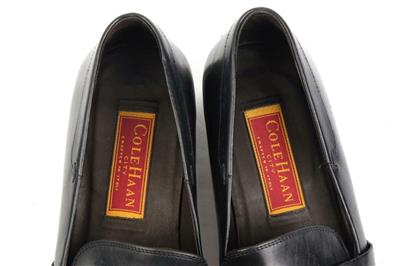 COLE HAAN City Tassel Loafers Dress Shoes Sz. 9 D Black  display picture 3