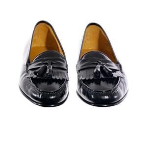 NEW Old Stock Blk COLE HAAN Leather Kiltie Tassel Loafers  display picture 1
