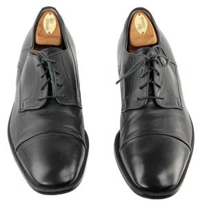 PRINCIPE Dress Shoes Oxfords Captoe Sz. 11 D Black Leather  display picture 2