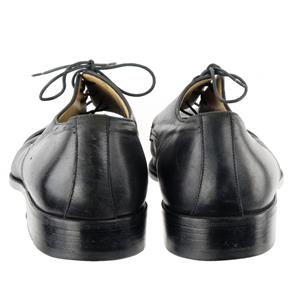 PRINCIPE Dress Shoes Oxfords Captoe Sz. 11 D Black Leather 
