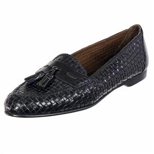 NEW COLE HAAN Tassel Loafers Flats Woven Leather Sz 11 B ITALY