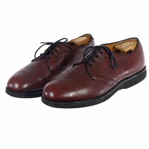 ALDEN 308 Oxfords Plain Toe Blucher Sz. 10 E/EEE Burgundy Grainy