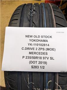 NOS YOKOHAMA C.DRIVE 2 ZPS (MOE) MERCEDES P 235/50R18 97V SL